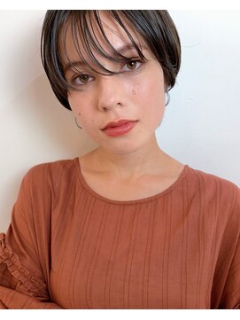 グッデイ ヘアー(GOOD DAY HAIR) マニッシュ　ネイビーカラー　美髪　フレンチボブ　ショート