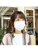 “バングカラー×イヤリングカラー” 中西英美子