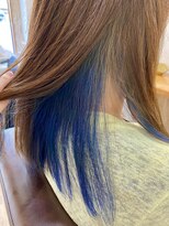 アルル ヘアー(ALULU HAIR) チラ見え☆インナーブルー