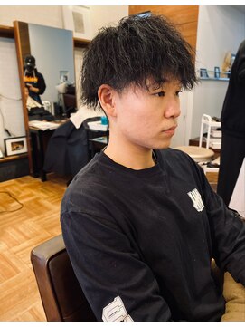 アイリーヘアデザイン(IRIE HAIR DESIGN) 【IRIE HAIR赤坂】ソフトツイストパーマ×ツーブロック