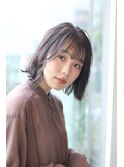 《LIPS derico》ゆるふわ切りっぱなしボブ