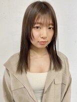 シーバイサイン(sea by Sign)&nbsp;フェイスレイヤー/ストレートヘア／オリーブカラー