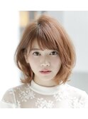 前髪/こなれミディ/ウェーブパーマ/アンブレラカラー/銀座