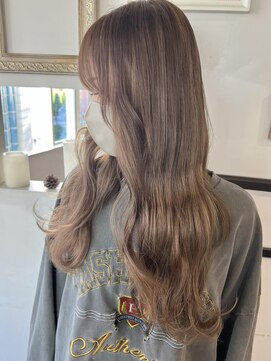 トロニー(TLONY) アッシュベージュ　エクステごとカラー　style/miaki