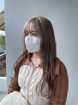 サラ ビューティー サイト 古賀店(SARA Beauty Sight) ブロンドベージュ/透明感カラー/ハイトーンカラー/ブロンド