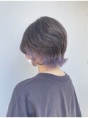 ラベンダー/インナーカラー/ダブルカラー/レイヤーカット