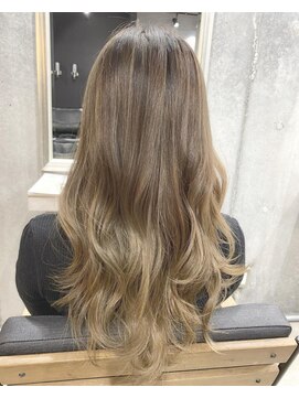 レイドバック(LAID BACK) ミルクティーカラー☆ロングレイヤー