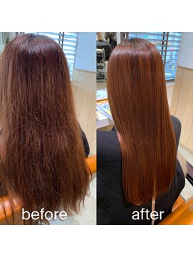 ニコ(niko) 【二村】髪質改善ストレート before after