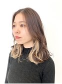 ミディアム×インナーカラー×美髪