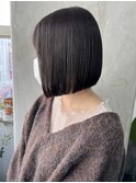 切りっぱなしボブ