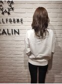 エドル　透け感アッシュ