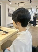 ショートパーマショートカット前髪あり前髪なし20代30代40代