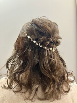 ラパニエ 博多(La panier) ゆるふわハーフアップ