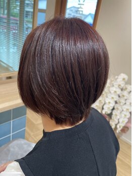 チアーズ(CHEERS)の写真/《お手頃価格の縮毛矯正♪》経験豊富なスタイリストによる[お悩み解決]でサラサラ髪へ!朝のSETも簡単に…☆