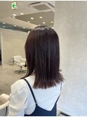 ブリーチなしブラウンカラー