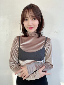 シエルバイアフロート(ciel by afloat) 韓国レイヤーこなれ小顔シースルーボブ