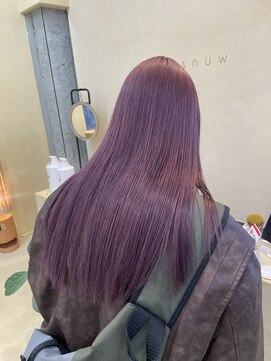 スニュウ(snuw) 【snuw mina】レイヤーカット/ピンクラベンダー/ピンク/伏見