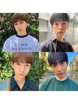 クーエフー(coo et fuu) シースルーバングシースルーマッシュ韓国マッシュダウンパーマ