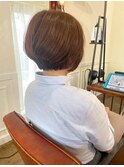 前下がりショートボブ