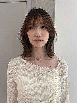 ヨーク(YOKE) 【YOKE】くびれボブ切りっぱなし髪質改善顔周りカットミディアム