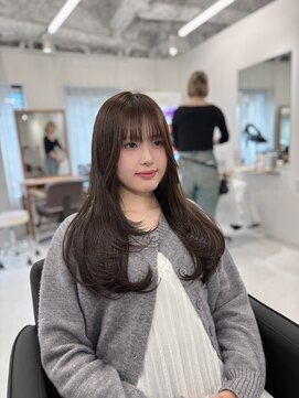 ハピネス 梅田茶屋町店(HAPPINESS) ブリーチなしダブルカラー オルチャンレイヤー 透明感カラー