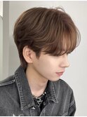 【LICCA  NOE】韓国風シースルーマッシュ×ミルクブラウン