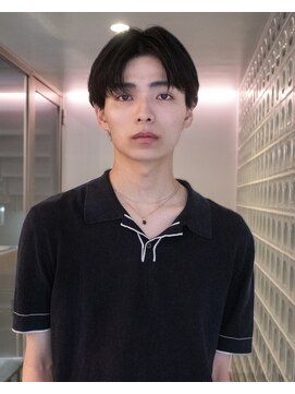 フィルムス 表参道(FILMS) men's/メンズ/フェザーパーマ/ニュアンス/ブルーブラック/黒染め