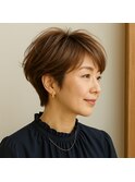 エレガントミセスショート 20代 30代 40代 50代 60代 髪質改善