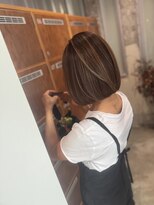 シールドヘアー 沖縄 新都心(C'LD Hair)&nbsp;ボブ＊ナチュラルハイライト