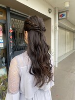 ヘアーアンドスパ エンジェイ(HAIR＆SPA enj)&nbsp;ハーフアップ