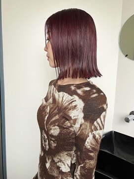 ブリーチなしボルドー /linebob