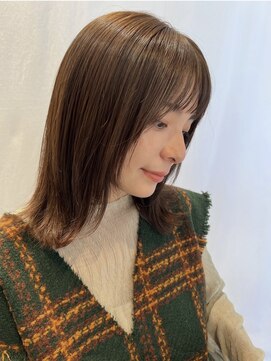 トリッカ 銀座(tricca) レイヤーカット/髪質改善/ミディアムヘア