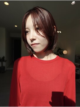 サードアベニュー(3rd Avenue.) タッセルボブ/レッドブラウン/暖色カラー/髪質改善〇20代30代