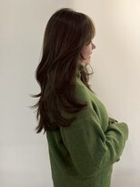 ビューズ(VIEWS)&nbsp;ロングレイヤーカットばれないハイライトパリジェンヌヘア