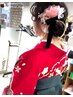 袴の着付けヘアセット早朝できます