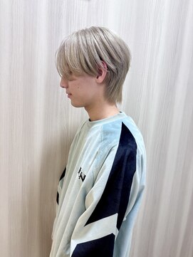 エクラヘア(ECLAT HAIR) メンズホワイトベージュ