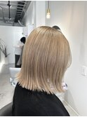 ハイトーンベージュのダブルカラー！！！