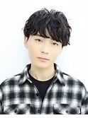 30代40代50代ビジネスマン向け清潔感マッシュくせ毛メンズパーマ