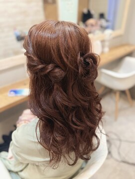 パシャ(Pasha) お花ワンポイントハーフ