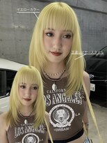 イェッカ パビル(YECCA pabil) 顔まわりレイヤーとイエローカラー