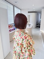 エメ 小山(Aimer)&nbsp;顎ラインボブ × ピンクブラウン