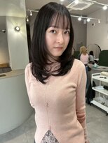 ルトワフクロマチ(Lutowa Fukuromachi) ダークパープル/ナチュラルショート/ミルクブラウン/夏/レイヤー