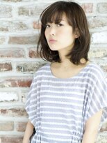 【Lond】ルーズな質感でやりすぎないミディアム大人ボブ