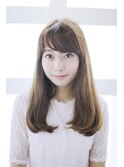 憧れナチュラルストレートロング☆毛先にワンカール♪