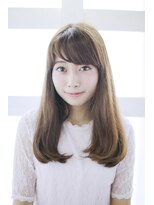 アジュテ(ajouter) 憧れナチュラルストレートロング☆毛先にワンカール♪