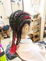 ロカット サロン(Roquat Salon)&nbsp;キッズエクステコーンロウ【ヘアアレンジ　立川/立川南口/立川】