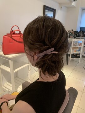 フェリーチェ(Felice) 夏　大人可愛い　小顔アレンジ　二次会　パーティー　花嫁