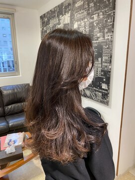 ナナナパレナ 梅田店(nanana parena) デジタルパーマで韓国スタイル女神ヘア♪ウェーブヘア