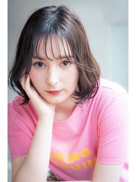 ロロ(ro-ro) 【恵比寿ro-ro】ココアブラウンxフリンジウェーブ