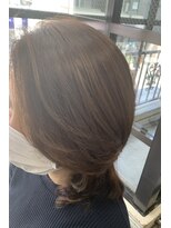 スタジオドーム(studio DOmE) くびれミディアムヘアー/ミルクチョコレート/エレガンス/40代